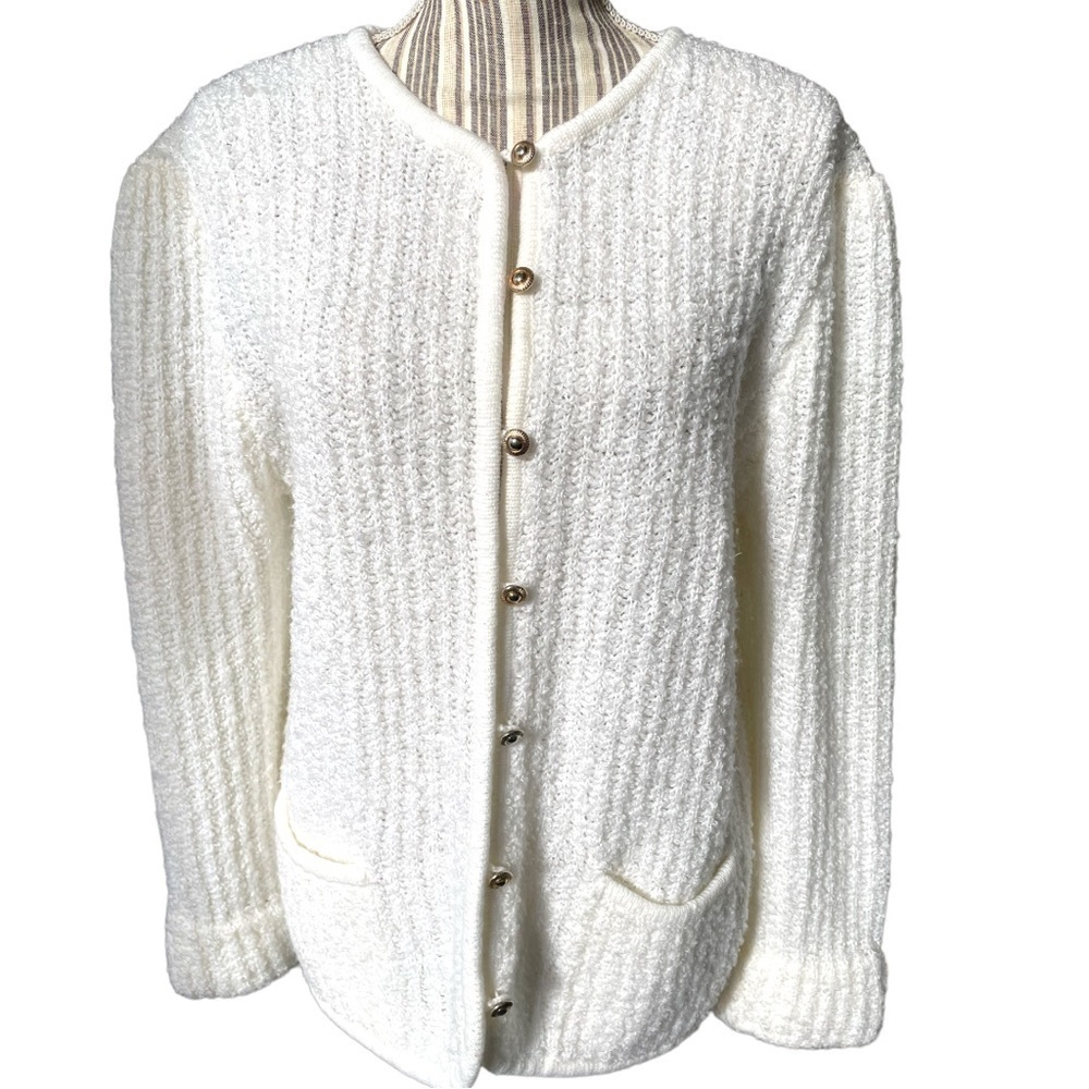 Pamela Kelly, Chatham, Sweater, Size M, Acrylic Loop Yarn, Vintage Cape Cod, Ma.